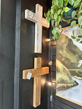 Load image into Gallery viewer, HANDMADE WOOD WALL CROSS